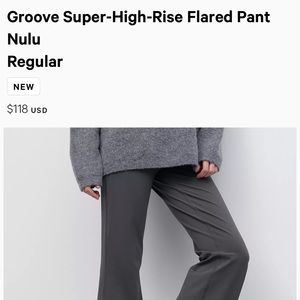 Lululemon groove super high-rise flared pant